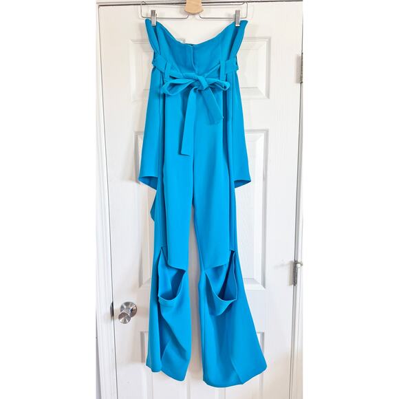 NWOT A.W.A.K.E. MODE AWAKE MODE Cut-Out Pleated Straight-Leg Pants 38 - Picture 6 of 11